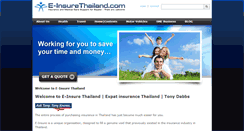 Desktop Screenshot of e-insurethailand.com